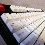 Rosewill RK9000 with white modifiers.