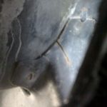 Crack in the radiator core support