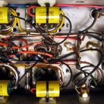 Better shot of rebuilt amplifier section
