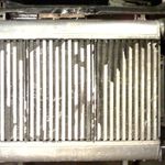 Stock triple-core intercooler mounted