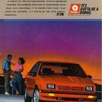 1988 Dodge Shadow ES Poster